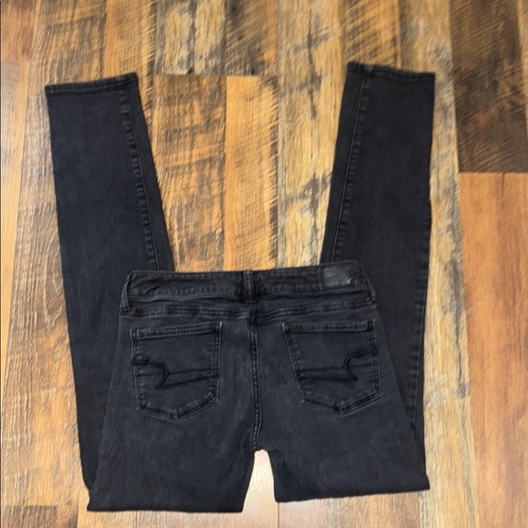 Black American eagle super stretch Women's skinny Jeans - Picture 5 of 5